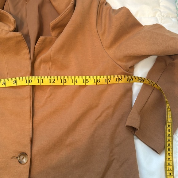 Garnet Hill Knit Relaxed Blazer, Size L - Picture 7 of 9